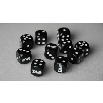 Table and Beyound - Dice-Set Black - 10x (limited)