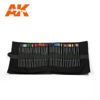 Weathering Pencils Full Range Cloth Case (37 Waterpencil Colors)