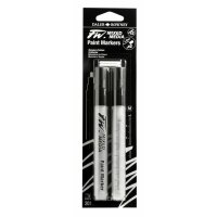 FW Marker Set 201 - 2 leere Marker inkl. Spitzen - Mittel, 1-2mm Rund