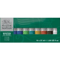 W&N Winton Ölfarben Starter Set 10 x 37 ml Tuben