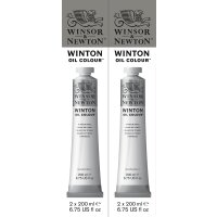 W&N Winton Ölfarbe Twinpack 2 x 200ml Tube Titanweiß