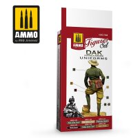 DAK Uniforms (Africa Korps) Figures Set (6x17mL)