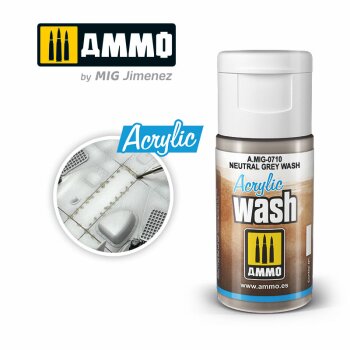 Acrylic Wash Neutral Grey Wash (15mL)