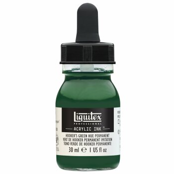 Liquitex Professional Acrylic Ink 30ml BTL HOOKERS GREEN HUE PERMANENT