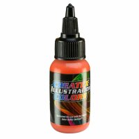 Createx Illustration 5072 Opaque Red Orange 30 ml