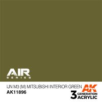 AK-11896-IJN-M3-(M)-Mitsubishi-Interior-Green-(3rd-Generation)-(17mL)