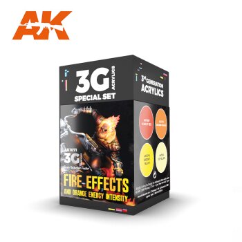 Wargame Color Set - Fire Effects (4x17mL)