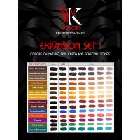 KIMERA Pure Pigments Expansion Set (14x30mL) Colors of Nature: skin, earth and seasonal tones