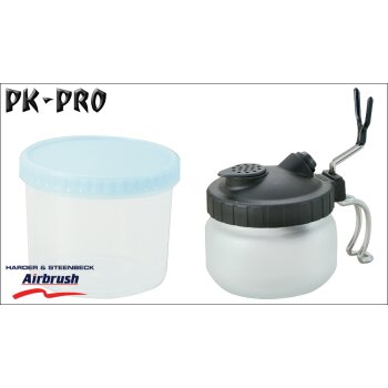 H&S-Reinigungsstation Cleaning Pot SCP-700 mit integriertem Airbrush-Halter-[270020]