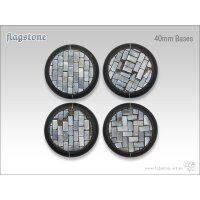 Flagstone Bases - 40mm Round Lip (2)