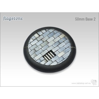 Flagstone Bases - 50mm Round Lip 2