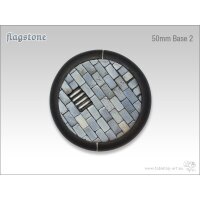 Flagstone Bases - 50mm Round Lip 2