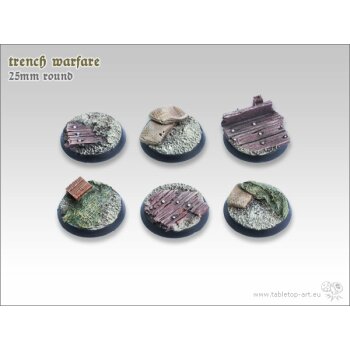 Trench Warfare Bases - 25mm (5)