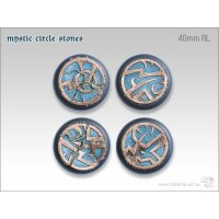 Mystic Circle Stones Base - 40mm Round Lip (2)