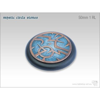 Mystic Circle Stones Base - 50mm Round Lip 1