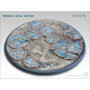 Mystic Circle Stones Base - 120mm Round Lip 1