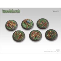 Woodland Bases - 30mm Round Lip (5)