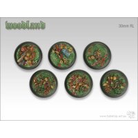 Woodland Bases - 30mm Round Lip (5)