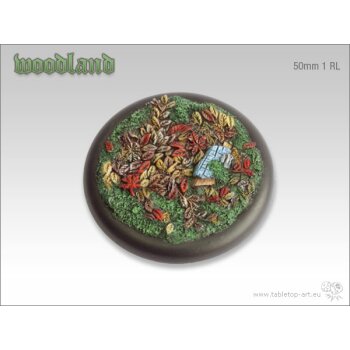 Woodland Bases - 50mm Round Lip 1