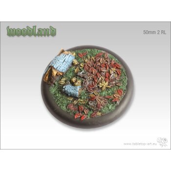 Woodland Bases - 50mm Round Lip 2