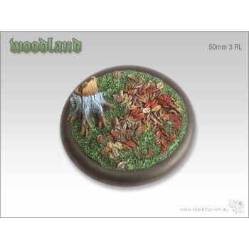 Woodland Bases - 50mm Round Lip 3