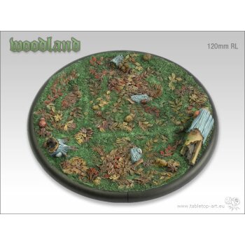 Woodland Bases - 120mm Round Lip 1