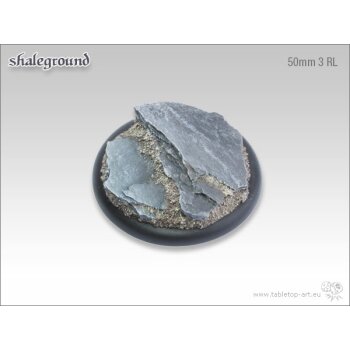 Shaleground Bases - 50mm Round Lip 3