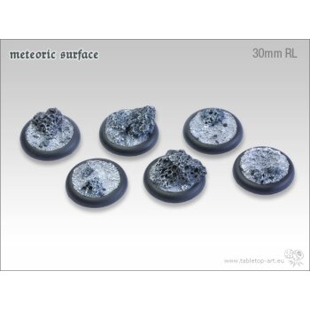 Meteoric Surface Bases - 30mm Round Lip (5)