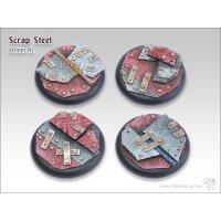 Scrap Steel Bases - 40mm Round Lip (2)