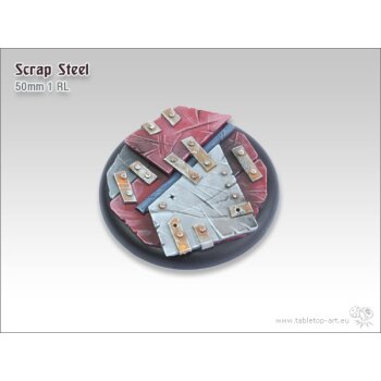 Scrap Steel Bases - 50mm Round Lip 1