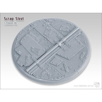 Scrap Steel Bases - 120mm Round Lip 1