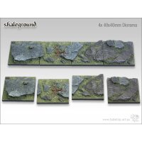 Shaleground Bases - 40x40mm Diorama (4)