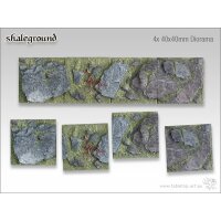 Shaleground Bases - 40x40mm Diorama (4)