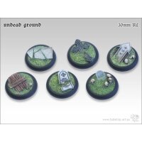 Undead Ground Bases - 30mm Round Lip (5)