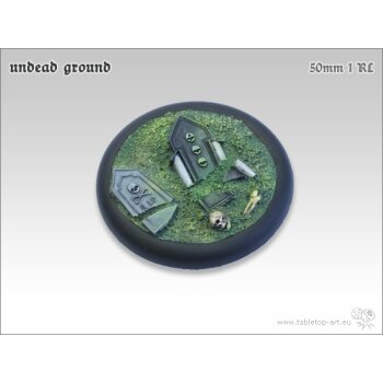 Undead Ground Bases - 50mm Round Lip 1