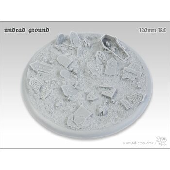 Undead Ground Bases - 120mm Round Lip 1