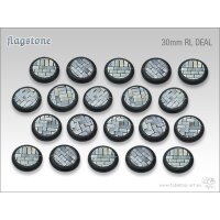 Flagstone Bases - 30mm Round Lip DEAL (20)