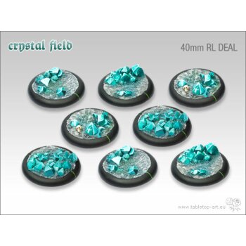 Crystal Field Bases - 40mm Round Lip DEAL (8)