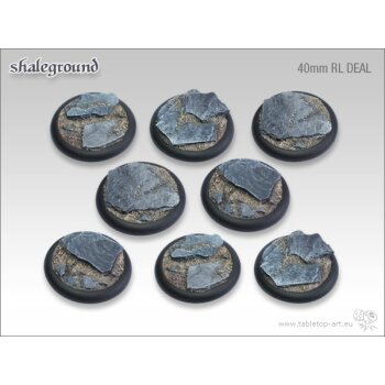 Shaleground Bases - 40mm Round Lip DEAL (8)