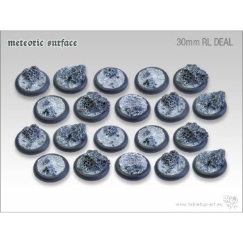 Meteoric Surface Bases - 30mm Round Lip DEAL (20)