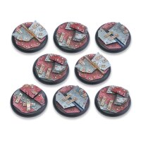 Scrap Steel Bases - 40mm Round Lip DEAL (8)