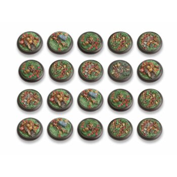 Woodland Bases - 30mm Round Lip DEAL (20)