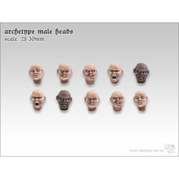 Archetype - Male Heads (10)