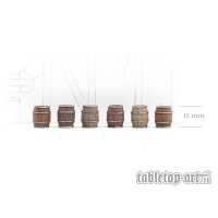 Wooden Barrels Set 1 - Small Barrels (6)