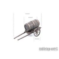 Small Cart with Barrel