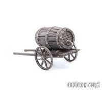 Small Cart with Barrel