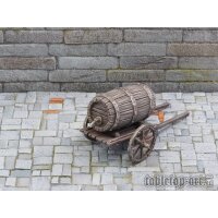 Small Cart with Barrel