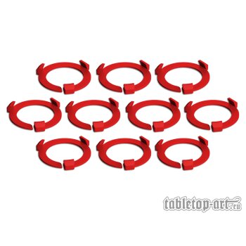 Squad Marker - 32mm Red (10)