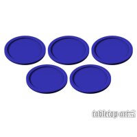 Skill and Squad Marker - 40mm Dark Blue (5)