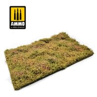 Wilderness Fields with bushes - late summer - plastic plate 230mm x 130mm